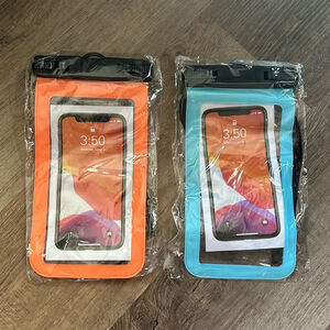 Water proof phone carrying cases pack of two